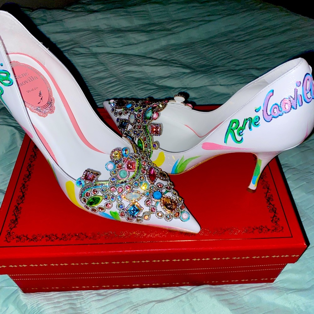 Rene caovilla heels 2020 edition multicolored